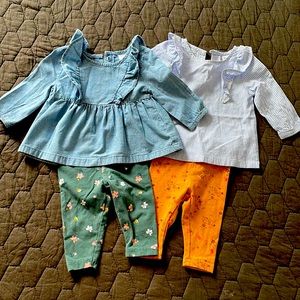 Baby girl 3m outfits, Carters
